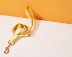 Sommer-Ananas-Print Hundegeschirr und Leine Set mit Fliege, verstellbar