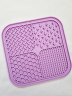 Silikon Haustier langsam Futter Matte, Leckmatte, Saugnapf Matte, 20x20 cm, Hunde angstlinderung, langsames Fressen