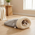 Plüsch-Katzenschlafsack Winter Höhle Nest faltbar
