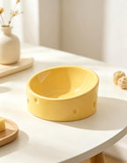 Käse Keramik Hamster Schüssel Anti-Kipp Kleintier Fressnapf für Hamster Rennmäuse 10x10x5,2 cm