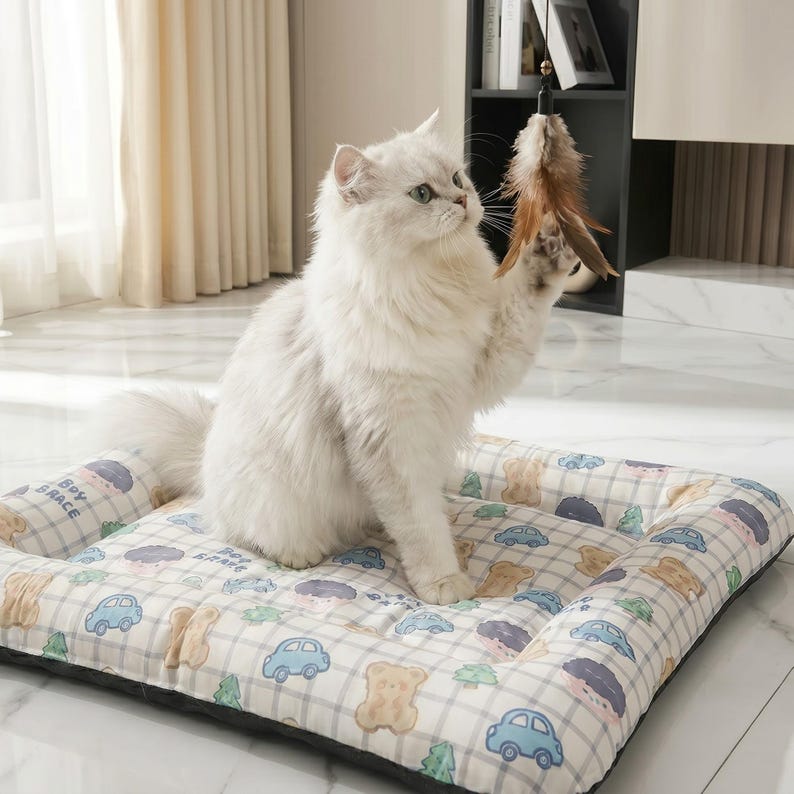 Cooling Pet Mat 45 x 55 cm Washable Dog & Cat Sleeping Cushion