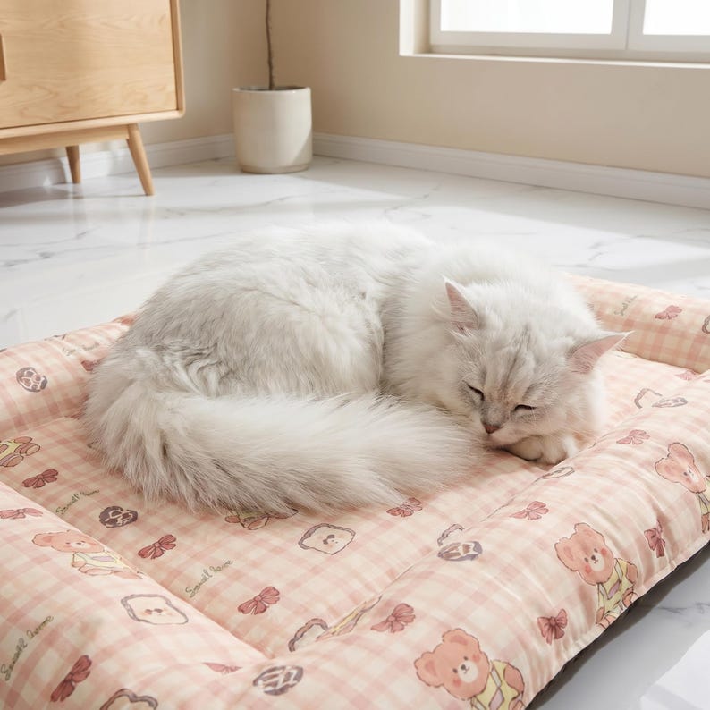 Cooling Pet Mat 45 x 55 cm Washable Dog & Cat Sleeping Cushion