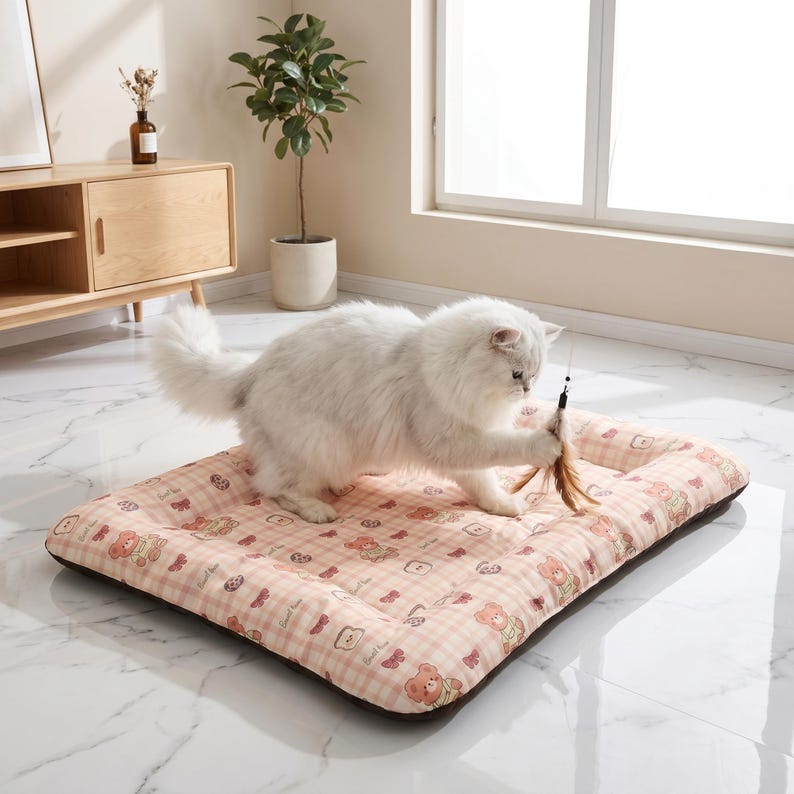 Cooling Pet Mat 45 x 55 cm Washable Dog & Cat Sleeping Cushion